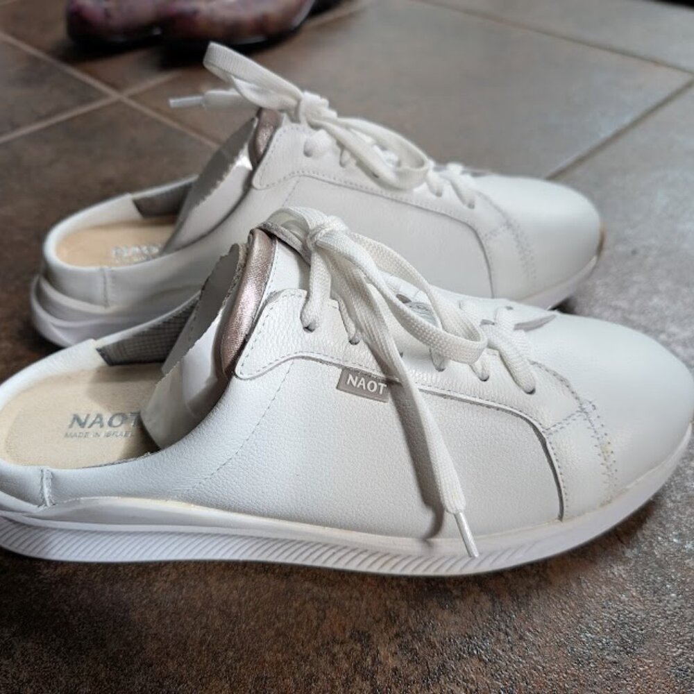 Naot sneakers, white, clog style